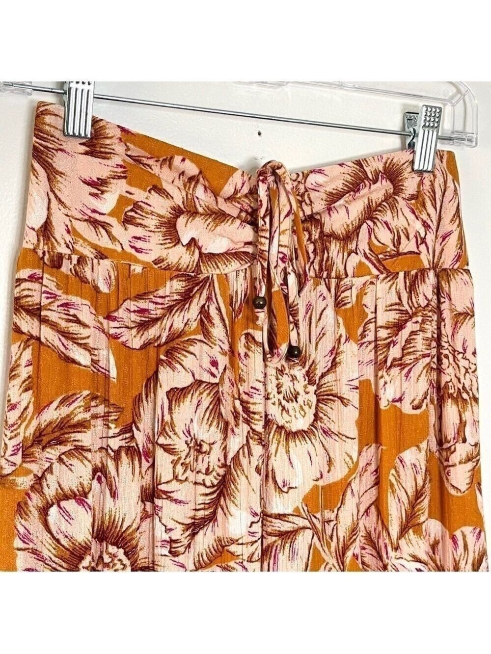Band of the Free Arizona Gold Floral Wide Leg Pants Small - Picture 7 of 13